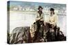 Fishermen, Fishing Town of Molle, on the Headlands of Kullen in the Kattegat, Sweden, C1923-null-Stretched Canvas