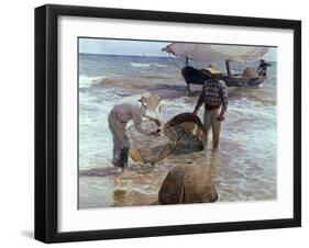 Fishermen From Valencia, 1895, Spanish School-Joaquín Sorolla y Bastida-Framed Giclee Print