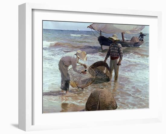 Fishermen From Valencia, 1895, Spanish School-Joaquín Sorolla y Bastida-Framed Giclee Print