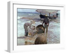 Fishermen From Valencia, 1895, Spanish School-Joaquín Sorolla y Bastida-Framed Giclee Print