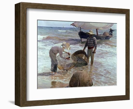 Fishermen From Valencia, 1895, Spanish School-Joaquín Sorolla y Bastida-Framed Giclee Print