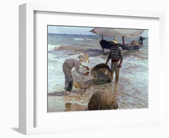 Fishermen From Valencia, 1895, Spanish School-Joaquín Sorolla y Bastida-Framed Giclee Print