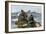 Fishermen in a Dory on the Grand Banks Off Newfoundland, c.1880-null-Framed Giclee Print