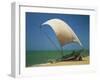 Fishermen in the Shade of a Sail on a Fishing Boat on the Beach at Negombo, Sri Lanka-Richardson Rolf-Framed Photographic Print