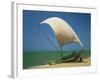 Fishermen in the Shade of a Sail on a Fishing Boat on the Beach at Negombo, Sri Lanka-Richardson Rolf-Framed Photographic Print