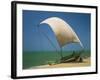 Fishermen in the Shade of a Sail on a Fishing Boat on the Beach at Negombo, Sri Lanka-Richardson Rolf-Framed Photographic Print