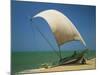 Fishermen in the Shade of a Sail on a Fishing Boat on the Beach at Negombo, Sri Lanka-Richardson Rolf-Mounted Photographic Print