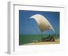 Fishermen in the Shade of a Sail on a Fishing Boat on the Beach at Negombo, Sri Lanka-Richardson Rolf-Framed Photographic Print