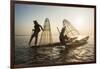 Fishermen, Inle Lake, Shan State, Myanmar (Burma), Asia-Janette Hill-Framed Photographic Print