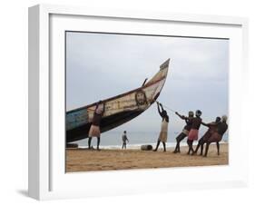 Fishermen, Kerala, India-Ivan Vdovin-Framed Photographic Print