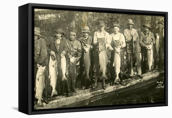 Fishermen Near Bellingham, Wa-Corbett-Framed Stretched Canvas