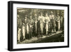 Fishermen Near Bellingham, Wa-Corbett-Framed Photographic Print