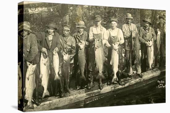 Fishermen Near Bellingham, Wa-Corbett-Stretched Canvas