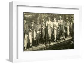 Fishermen Near Bellingham, Wa-Corbett-Framed Photographic Print