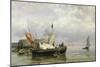 Fishermen near Rotterdam, Holland-Hermanus Koekkoek-Mounted Giclee Print