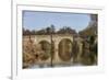 Fishermen next to Teston Bridge over the River Medway, originally built in 14th century, near Maids-Tim Winter-Framed Photographic Print