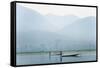 Fishermen on Inle Lake, Myanmar (Burma), Asia-Alex Treadway-Framed Stretched Canvas