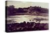 Fishermen on Rocks-Winslow Homer-Stretched Canvas