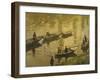 Fishermen on Seine-Claude Monet-Framed Giclee Print