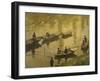 Fishermen on Seine-Claude Monet-Framed Giclee Print