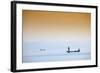 Fishermen on Taungthaman Lake Near Amarapura, Mandalay, Myanmar (Burma), Southeast Asia-Alex Robinson-Framed Photographic Print