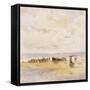 Fishermen on the Beach-Pompeo Mariani-Framed Stretched Canvas