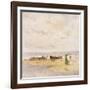 Fishermen on the Beach-Pompeo Mariani-Framed Giclee Print