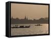 Fishermen on the Mekong River, Phnom Penh, Cambodia, Indochina, Southeast Asia-Robert Harding-Framed Stretched Canvas