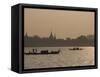 Fishermen on the Mekong River, Phnom Penh, Cambodia, Indochina, Southeast Asia-Robert Harding-Framed Stretched Canvas