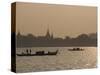Fishermen on the Mekong River, Phnom Penh, Cambodia, Indochina, Southeast Asia-Robert Harding-Stretched Canvas