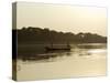 Fishermen on the Narmada River, Maheshwar, Madhya Pradesh State, India-R H Productions-Stretched Canvas