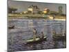 Fishermen on the Seine, 1888-Gustave Caillebotte-Mounted Giclee Print