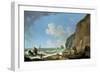 Fishermen on the Shore (An Approaching Storm)-George Morland-Framed Giclee Print