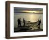 Fishermen Pulling in the Nets at Dawn, Ramena Beach, Diego Suarez, North Madagascar-Inaki Relanzon-Framed Photographic Print