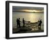 Fishermen Pulling in the Nets at Dawn, Ramena Beach, Diego Suarez, North Madagascar-Inaki Relanzon-Framed Photographic Print