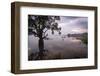 Fishermen Return at Dusk, Polonnaruwa Lake, Polonnaruwa, Sri Lanka, Asia-Charlie-Framed Photographic Print