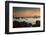 Fishermen's Boats Float Off the Coast of Praia Da Picinguaba, Ubatuba, Brazil-Alex Saberi-Framed Photographic Print