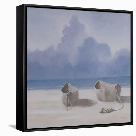 Fishermen's Dugout, Kilifi, 2012-Lincoln Seligman-Framed Stretched Canvas