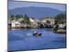 Fishermen's Houses, Boats and Weed Gatherers, Nha Trang, Vietnam, Indochina, Southeast Asia, Asia-Anthony Waltham-Mounted Photographic Print