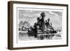 Fishermen's Huts, Borneo, 19th Century-T Weber-Framed Giclee Print