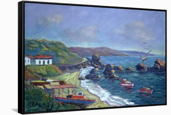 Fishermen's Rocks, 2004-Carlton Murrell-Framed Stretched Canvas