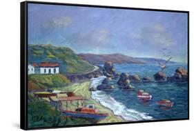 Fishermen's Rocks, 2004-Carlton Murrell-Framed Stretched Canvas