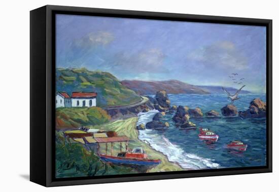 Fishermen's Rocks, 2004-Carlton Murrell-Framed Stretched Canvas