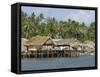 Fishermen's Stilt Houses, Pilar, Bicol, Southern Luzon, Philippines, Southeast Asia, Asia-null-Framed Stretched Canvas