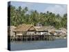 Fishermen's Stilt Houses, Pilar, Bicol, Southern Luzon, Philippines, Southeast Asia, Asia-null-Stretched Canvas