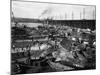 Fishermen's Terminal at Salmon Bay Photograph - Seattle, WA-Lantern Press-Mounted Art Print