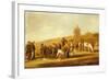 Fishermen Selling their Catch on the Beach (Oil on Canvas)-Pieter de Neyn-Framed Giclee Print