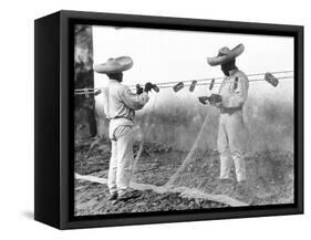 Fishermen with Nets, Mexico, C.1926-Tina Modotti-Framed Stretched Canvas