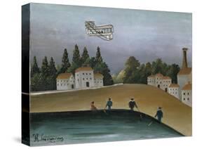 Fishermen with Their Lines-Henri Rousseau-Stretched Canvas