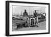 Fishermen with Their Salmon Catch Limit - Westport, WA-Lantern Press-Framed Art Print